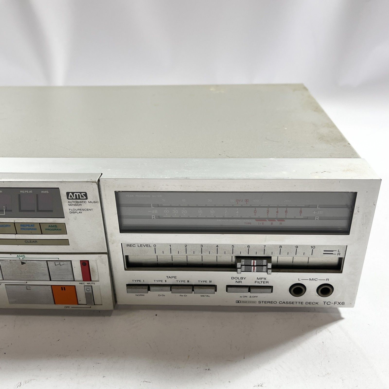 ☆ SONY TC-FX6 カセットデッキ 日本製 MADE IN JAPAN ソニー テープ