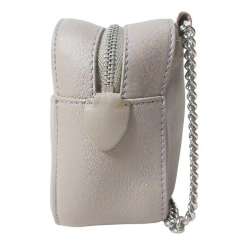 【専用】美品J&M DAVIDSON ショルダーペプルミニペブルミニ グレージュ ジェイ&エムデヴィッドソン J&M Davidson CHAIN PEBBLE MINI チェーン