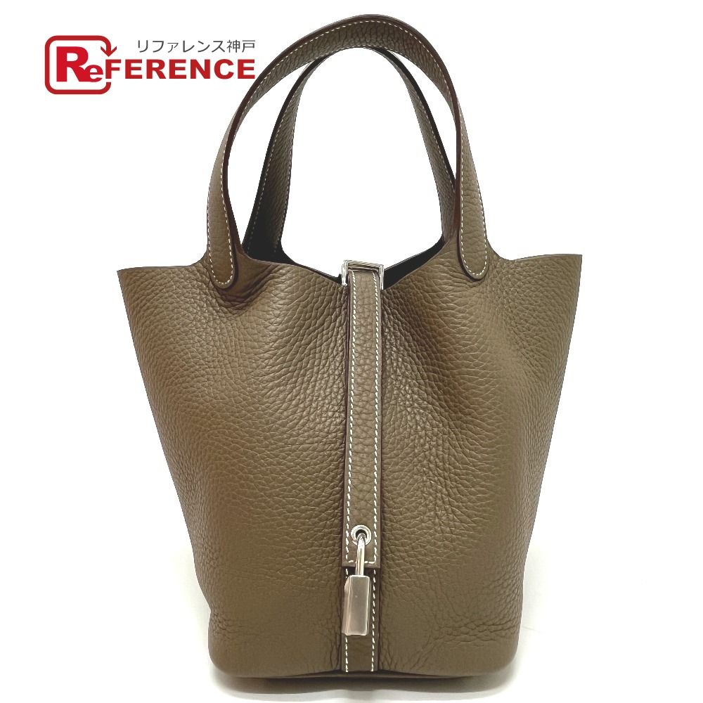 HERMES エルメス ハンドバッグ ピコタンロックPM/18 ピコタンロック PM 056289CK トリヨンクレマンス エトゥープ SV金具