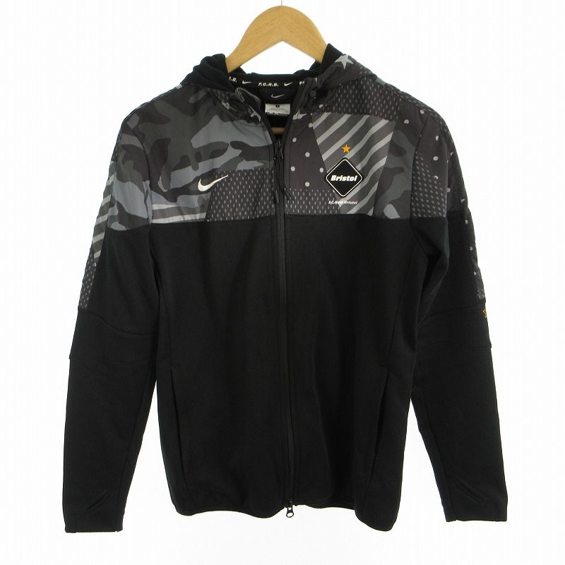 エフシーレアルブリストル F.C.Real Bristol FCRB NIKE ナイキ DRI-FIT KNIT FLEECE HOODY 823123 010 Ｓ ドライフィット ニット フリース パーカー フーディー ブラック