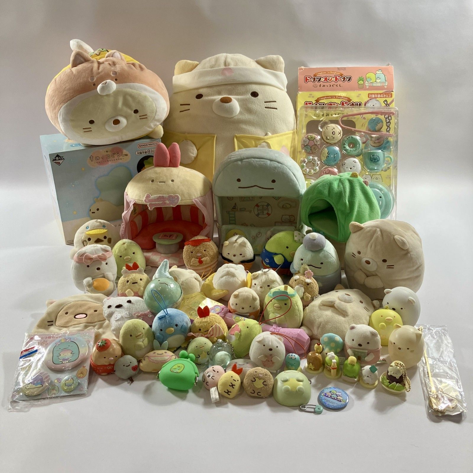 ★ すみっコぐらし グッズ 大量 まとめ商品 ぬいぐるみ マスコット 雑貨 おもちゃ など いぬごっこ ねこ えびふらいのしっぽ 現状品 3.4kg