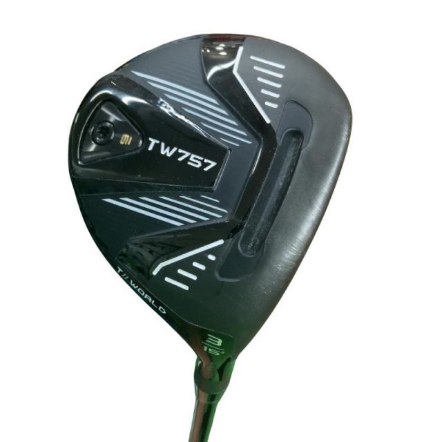 【中古】 本間ゴルフ TOUR WORLD TW757 3W フェアウェイウッド FW VIZARD for TW757(FW) (フレックスS) メンズ 男性用 右利き 右用 Cランク ゴルフクラブ