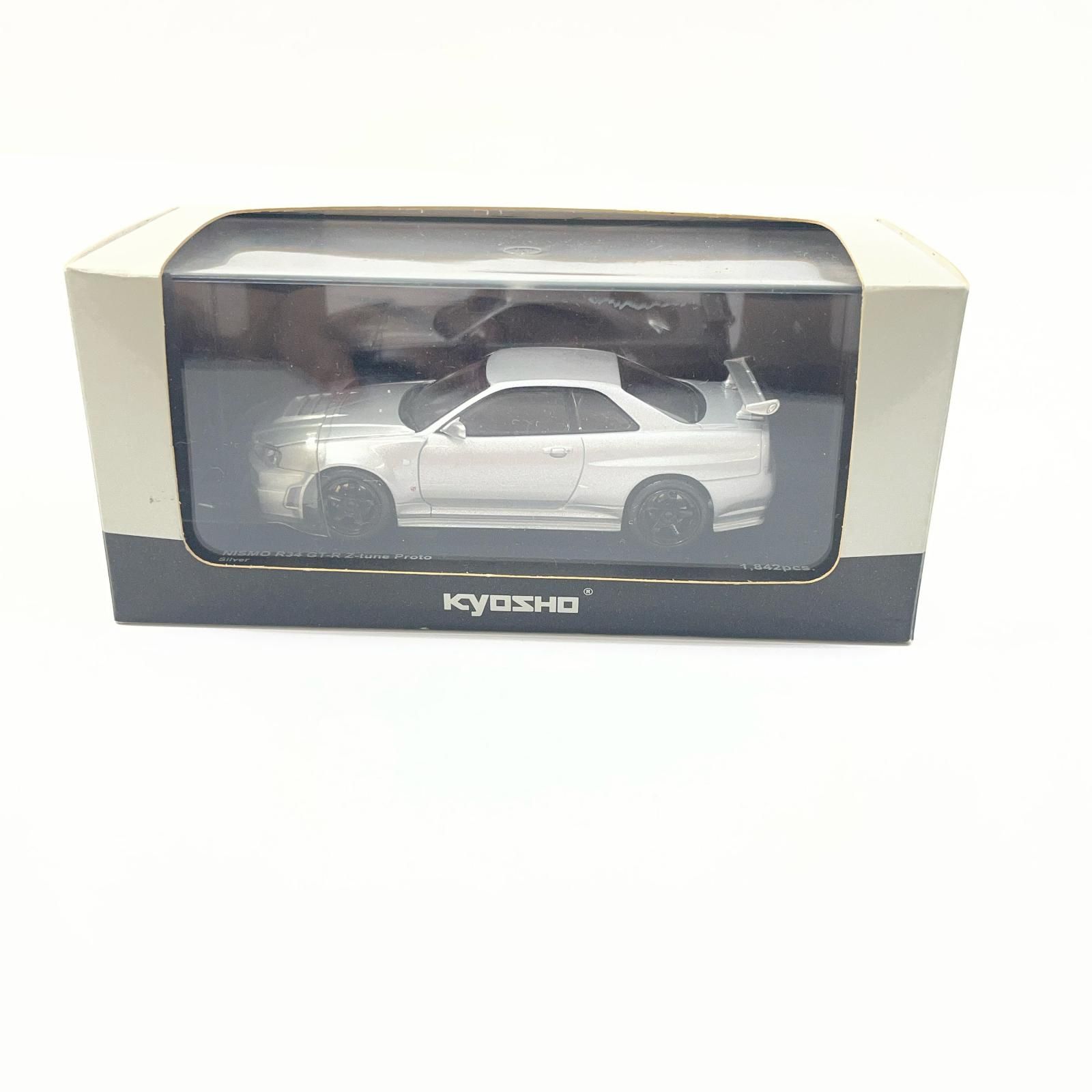 尾張小牧店】 中古 京商 1/43 ニスモ R34 GT-R Z-tune シルバー【727