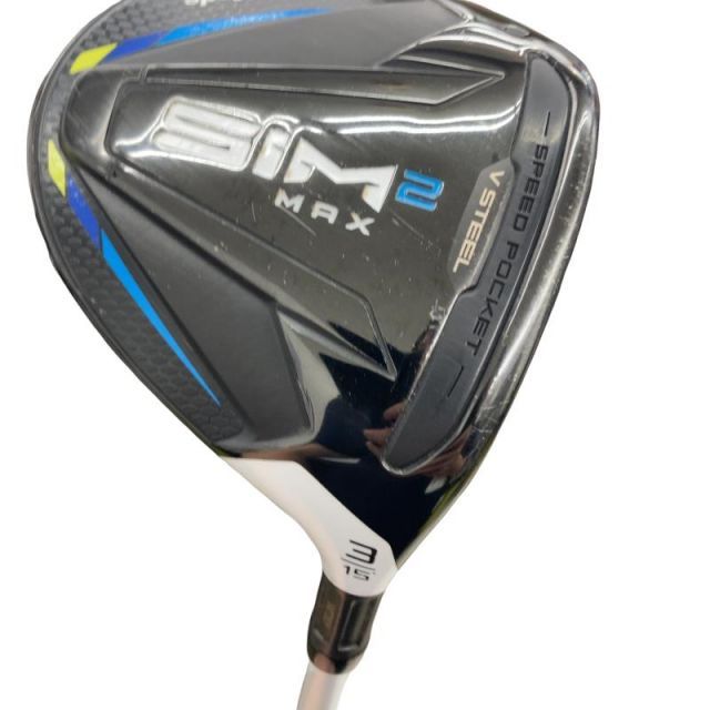 【中古】 テーラーメイド SIM2 MAX 3W フェアウェイウッド FW Speeder 661 EVOLUTION VII (フレックスS) メンズ 男性用 右利き 右用 Cランク ゴルフクラブ