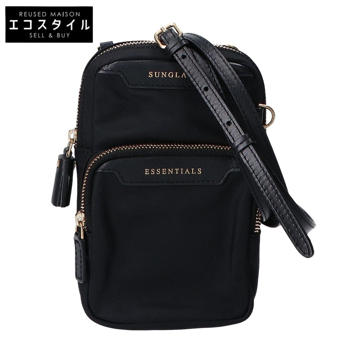 Anya Hindmarch　アニヤ ハインドマーチ　【美品】AHロゴ エッセンシャルズ クロスボディバッグ/