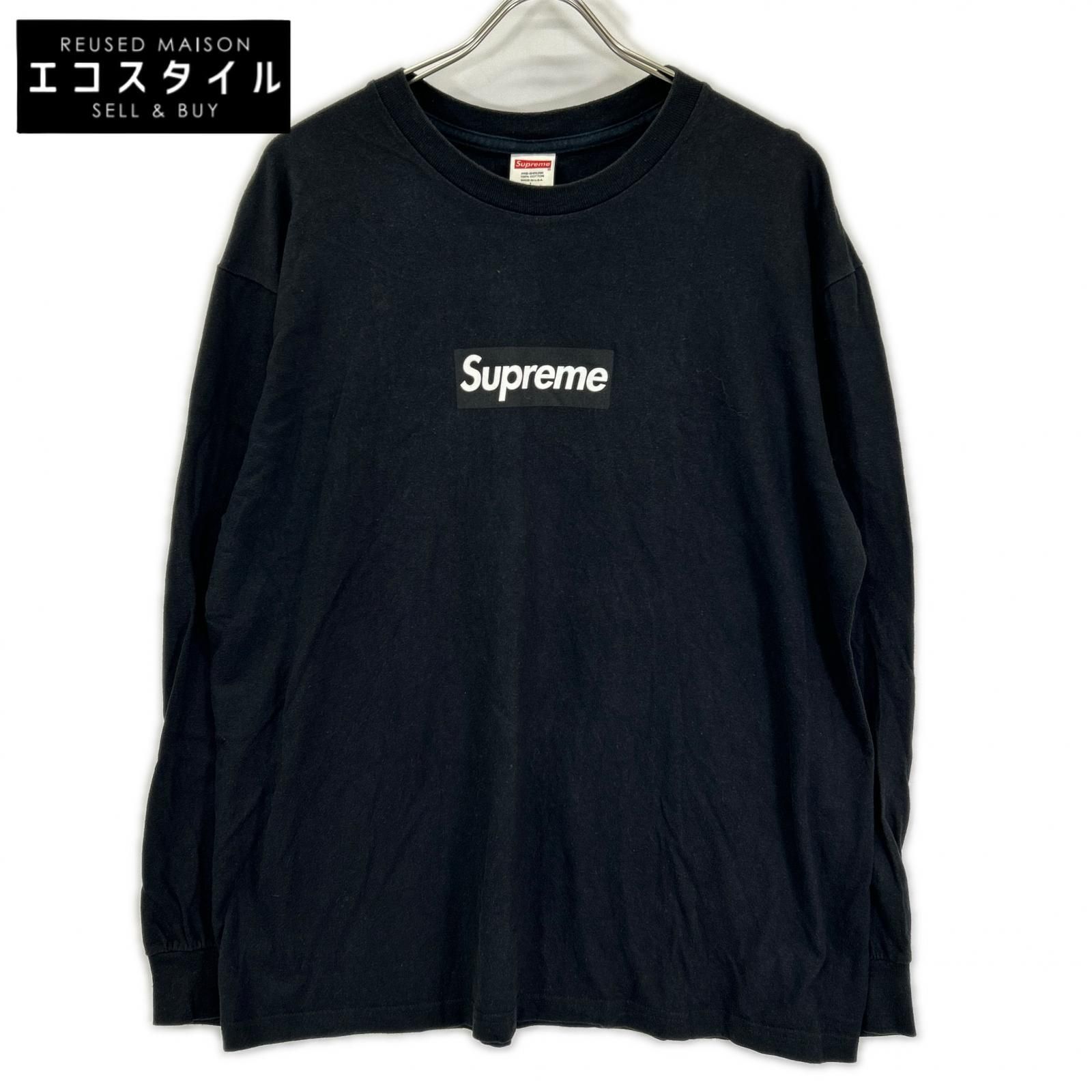 Supreme　シュプリーム　ブラック ボックスロゴ ロンT　L 15,980円