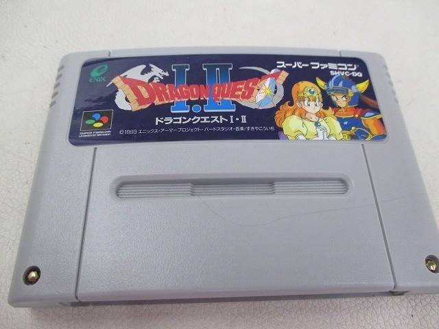 中古品 ゲーム スーパーファミコン ソフト ドラゴンクエスト1・2 I II