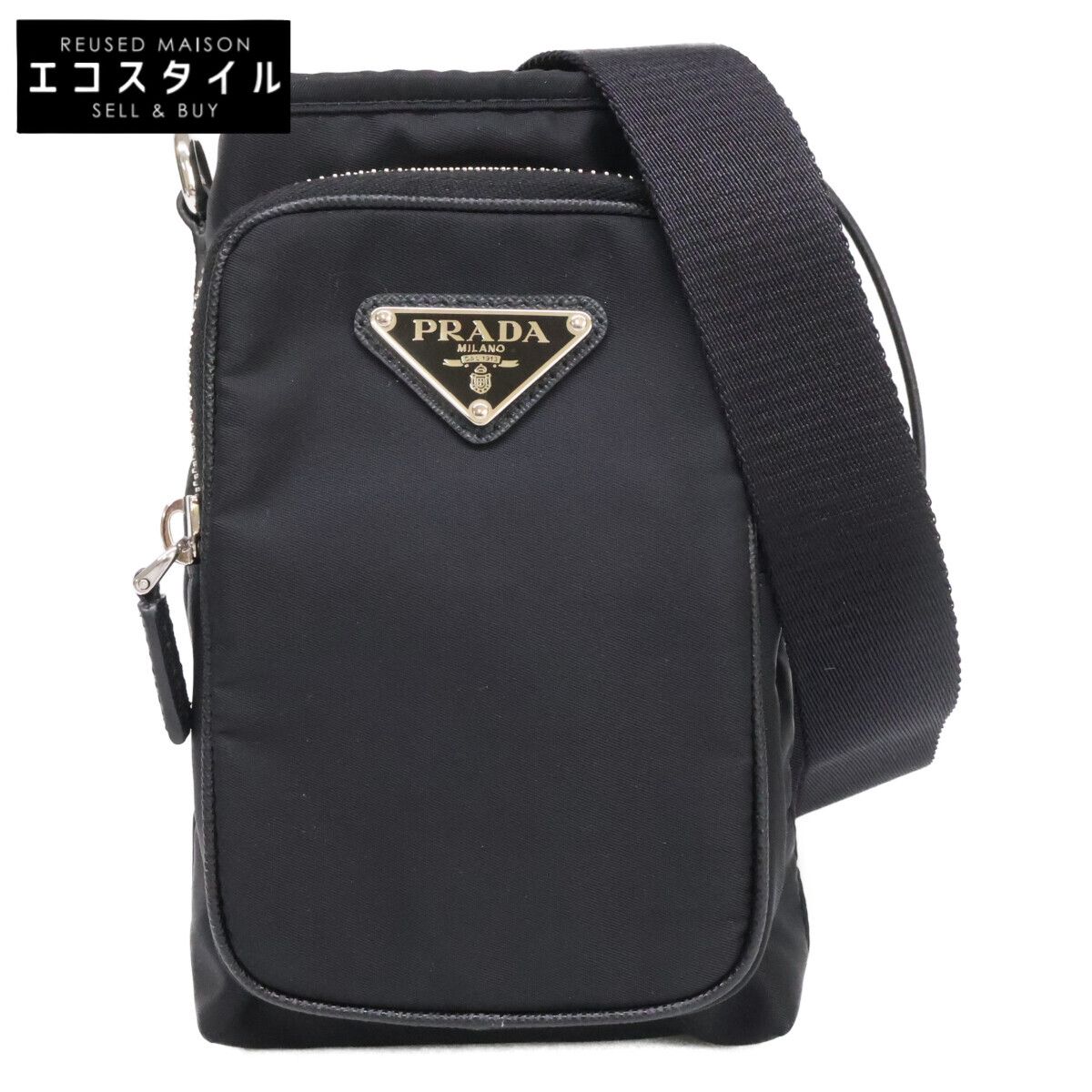 PRADA　プラダ　新品同様 2ZH155 Re-Nylon サフィアーノ スマートフォンケース