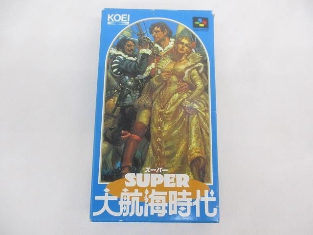 中古品 ゲーム スーパーファミコン ソフト スーパー大航海時代 箱