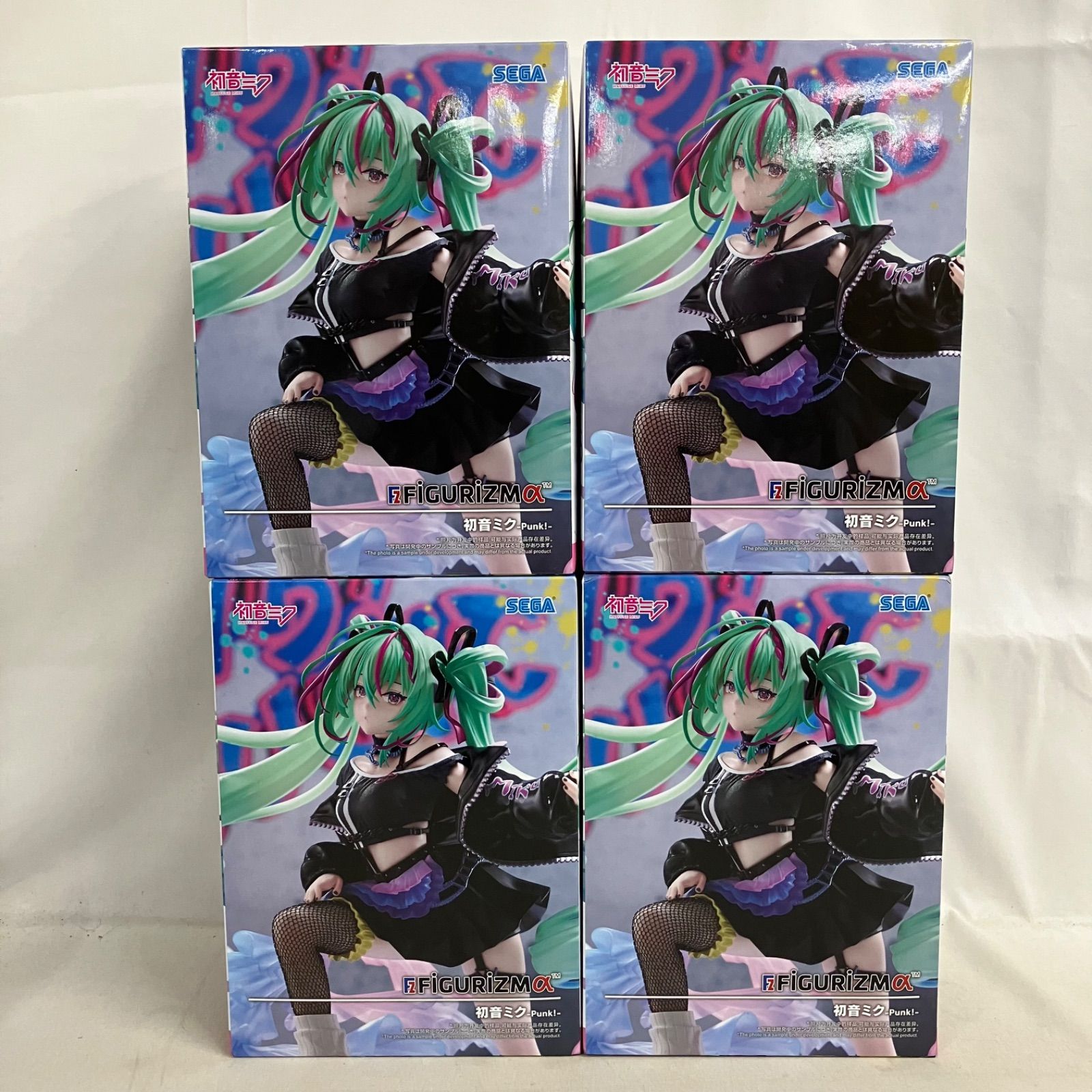 未開封 初音ミク FiGURiZMα Punk! フィギュア 4個セット SF7B60 c107