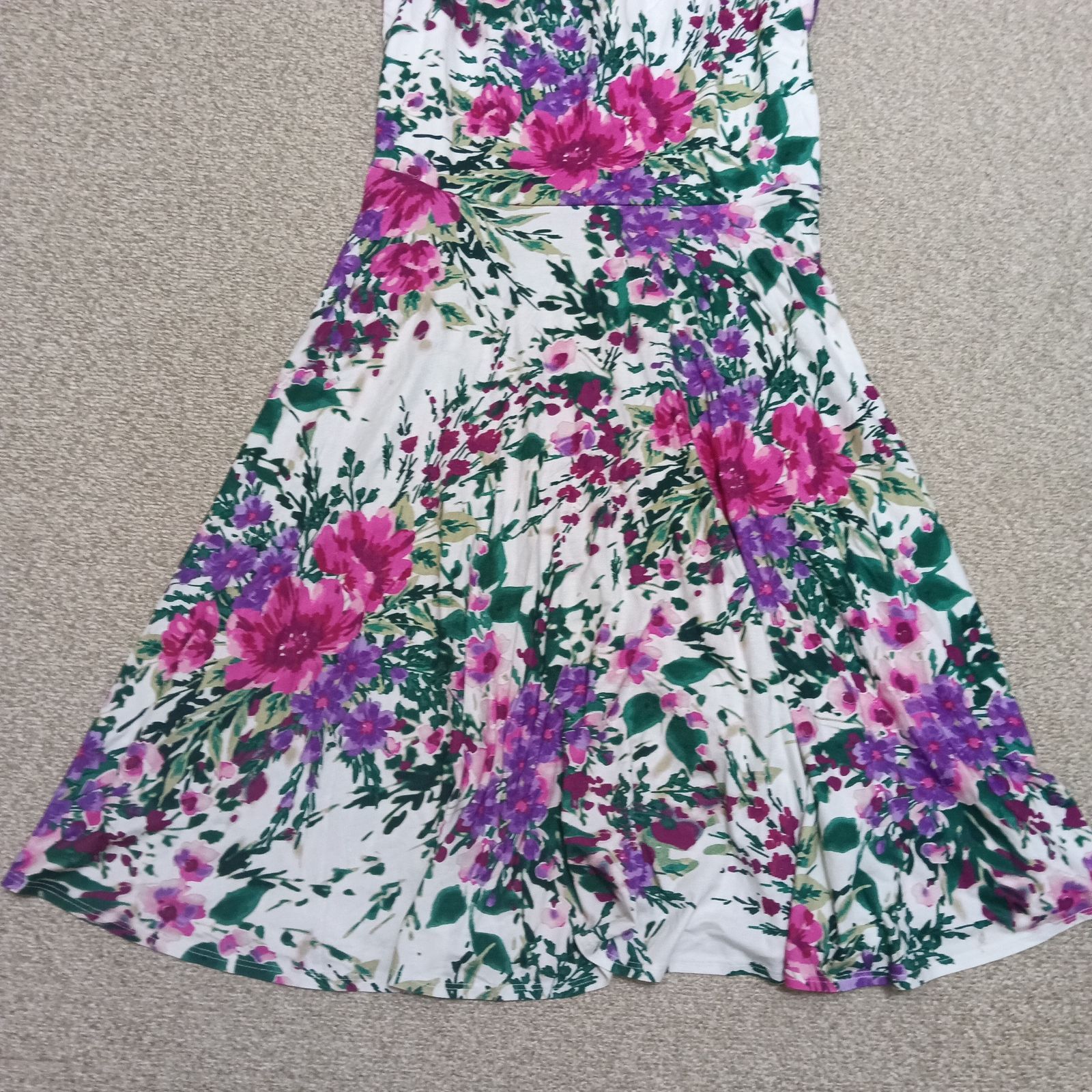 Laura Ashley 花柄 ノースリーブワンピース USA36サイズ M相当 - メルカリ