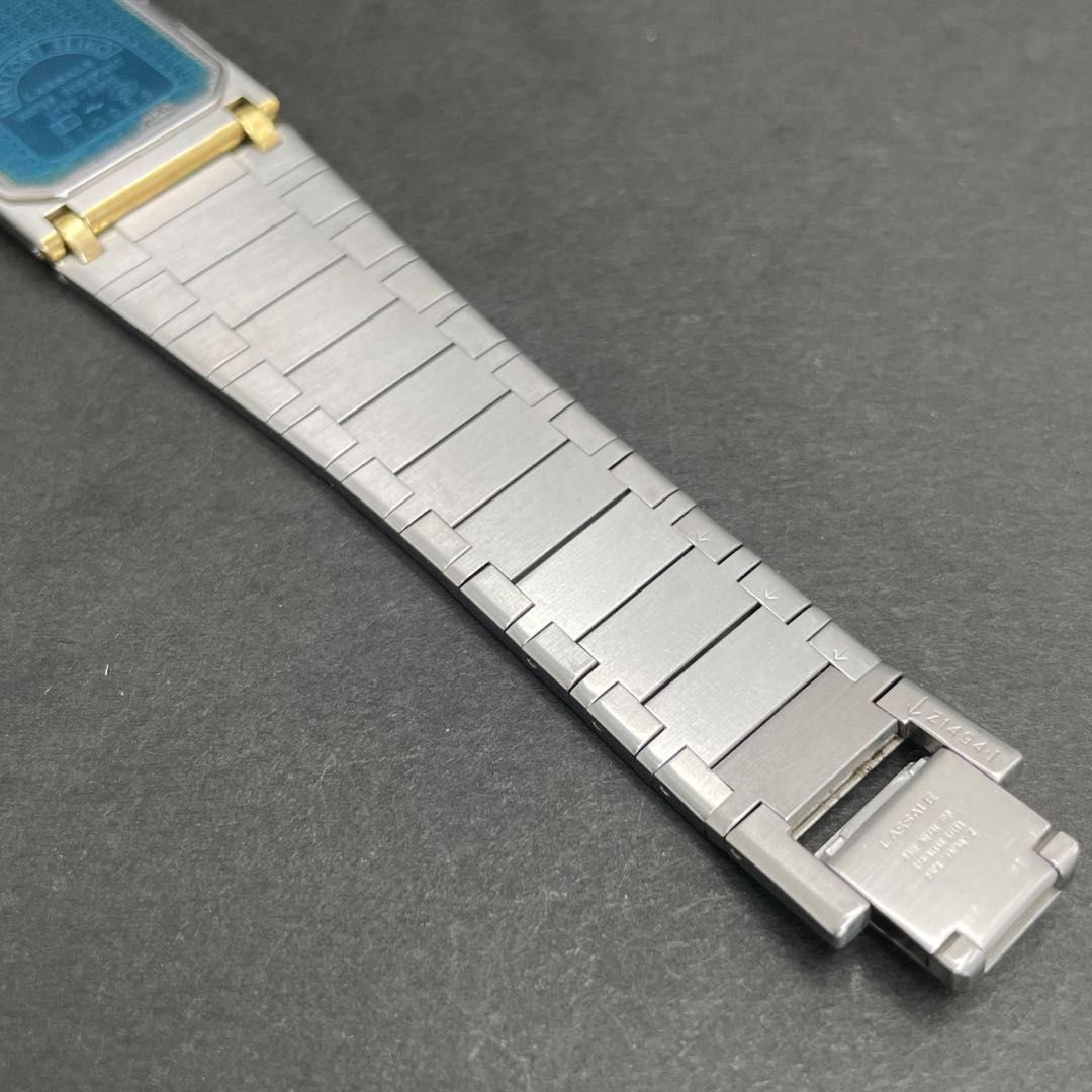 SEIKO LASSALE 2F50-5950 スクエア コンビ シルバー＆ゴールド 高級