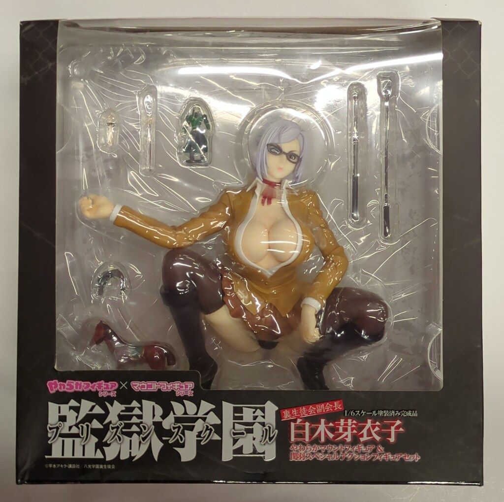 GENCO 監獄学園 白木芽衣子 やわらかマウントフィギュア&関羽スペシャルフィギュアセット