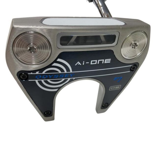 【中古】 オデッセイ Ai-ONE #7 DB シルバー 33インチ パター PT STROKE LAB 90 スチール (フレックスその他) メンズ 男性用 右利き 右用 Cランク ゴルフクラブ