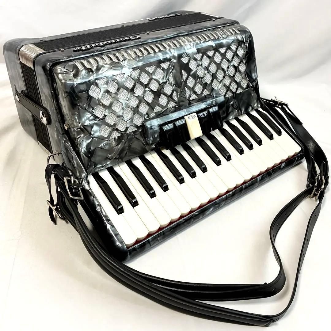 TOMBO アコーディオン Grandaile 独奏用 34鍵盤 5スイッチ 60ベース GT