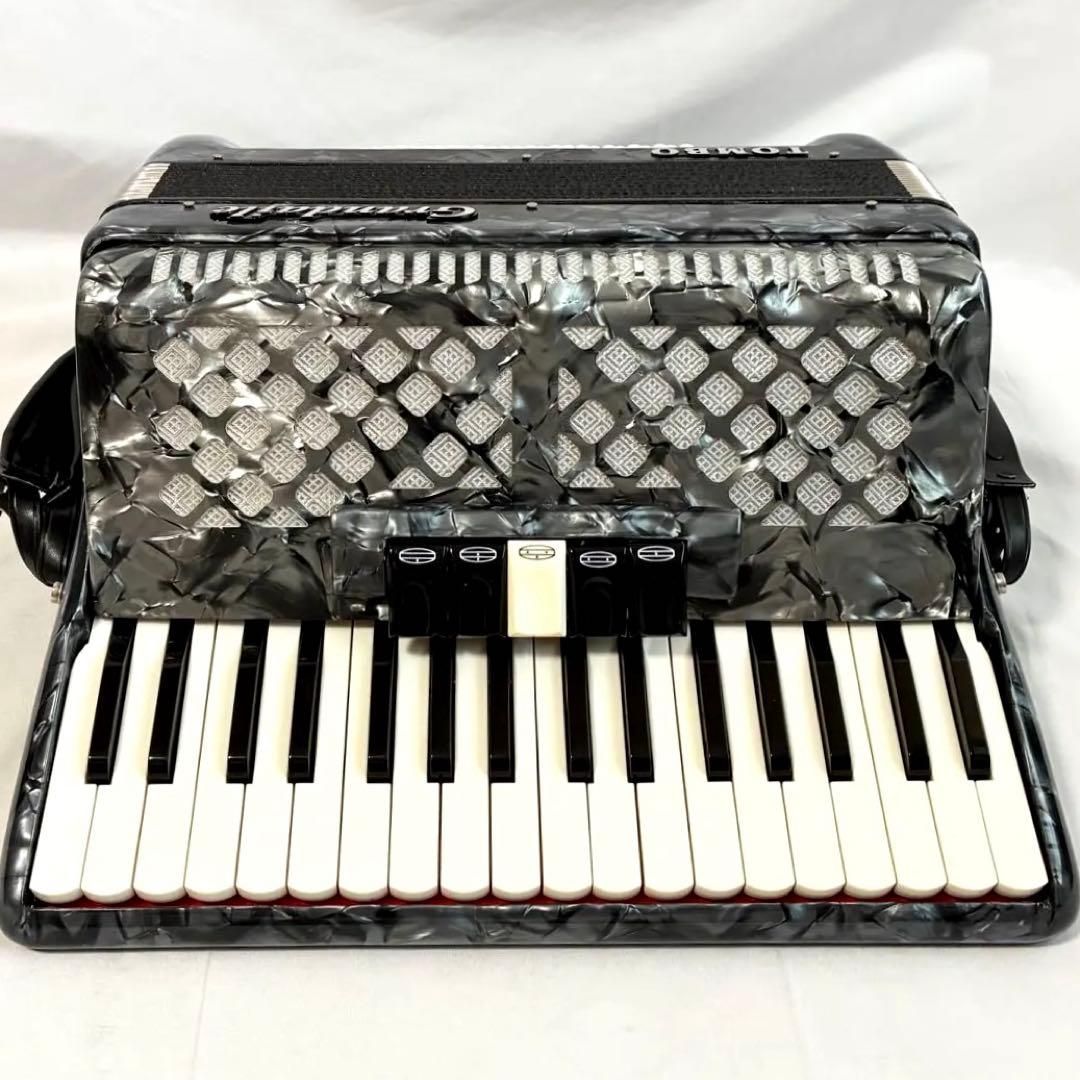 TOMBO Grandaille GT-60 アコーディオン 専用ケース付き TOMBO アコーディオン Grandaile 独奏用 34鍵盤 5スイッチ 60ベース GT