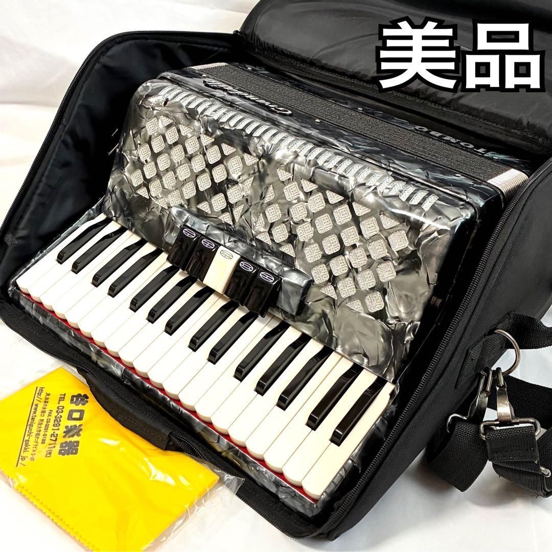 TOMBO アコーディオン Grandaile 独奏用 34鍵盤 5スイッチ 60ベース GT
