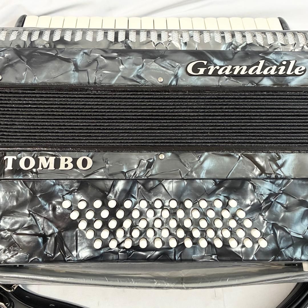 TOMBO アコーディオン Grandaile 独奏用 34鍵盤 5スイッチ 60ベース GT