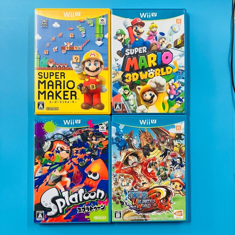 4点セット】WiiU スーパーマリオメーカー スーパーマリオ 3Dワールド