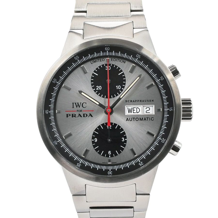 IWC アイダブリュシー 腕時計 IWC For PRADA GSクロノグラフ IW370802
