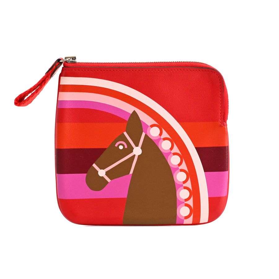 エルメス カレ ポケット ポーチ レッド HERMES エルメス ポーチ カレポケットポーチ - メルカリ