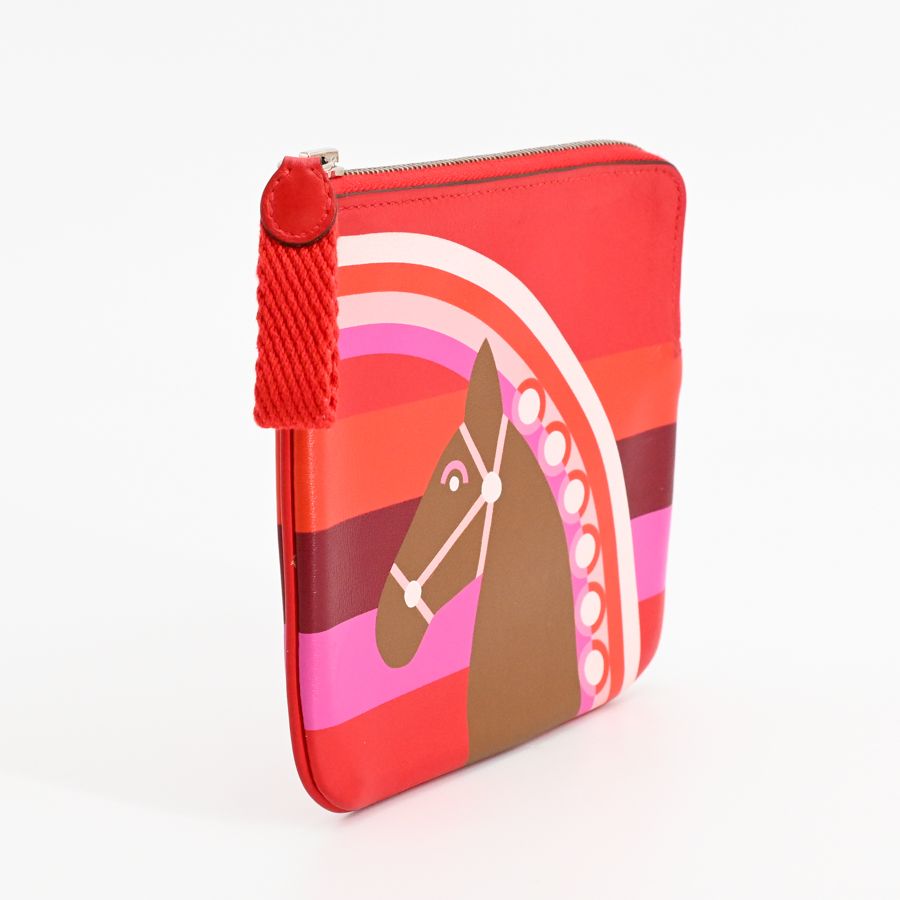 エルメス カレ ポケット ポーチ レッド HERMES エルメス ポーチ カレポケットポーチ - メルカリ
