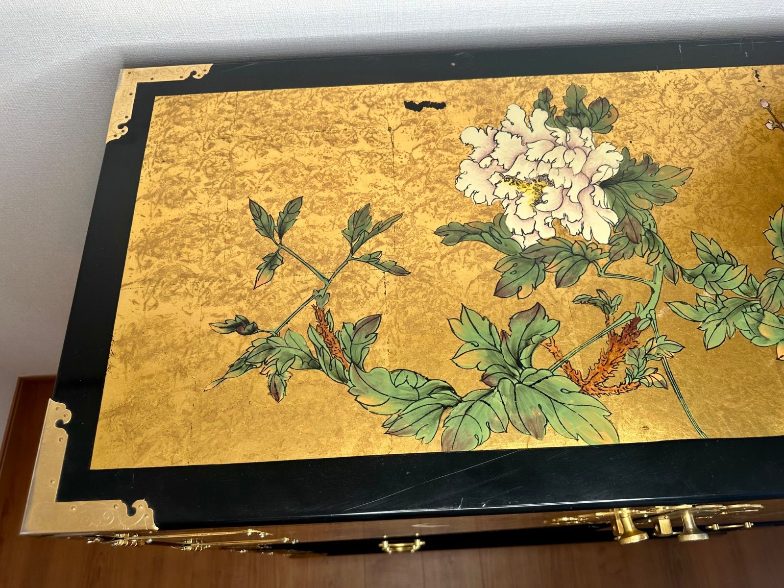 加賀友禅 箪笥 金箔装飾 着物収納 加賀友禅 箪笥 金箔装飾 着物収納 - メルカリ