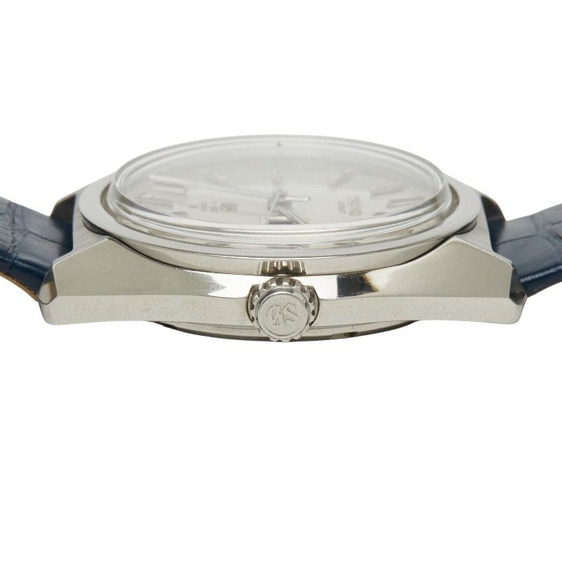 セイコー グランドセイコー 腕時計 6146-8000 シルバー ステンレススチール レザー メンズ SEIKO【1-0279005】