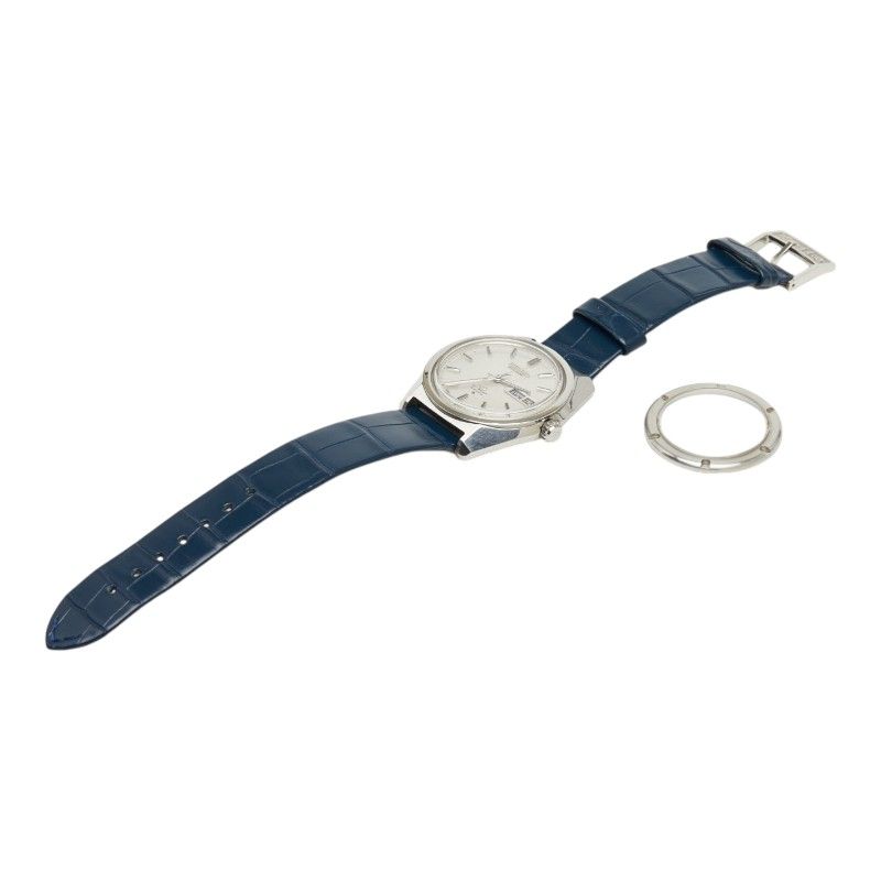 セイコー グランドセイコー 腕時計 6146-8000 シルバー ステンレススチール レザー メンズ SEIKO【1-0279005】