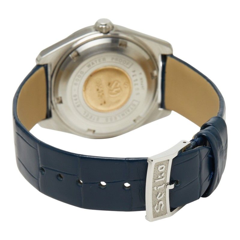 セイコー グランドセイコー 腕時計 6146-8000 シルバー ステンレススチール レザー メンズ SEIKO【1-0279005】