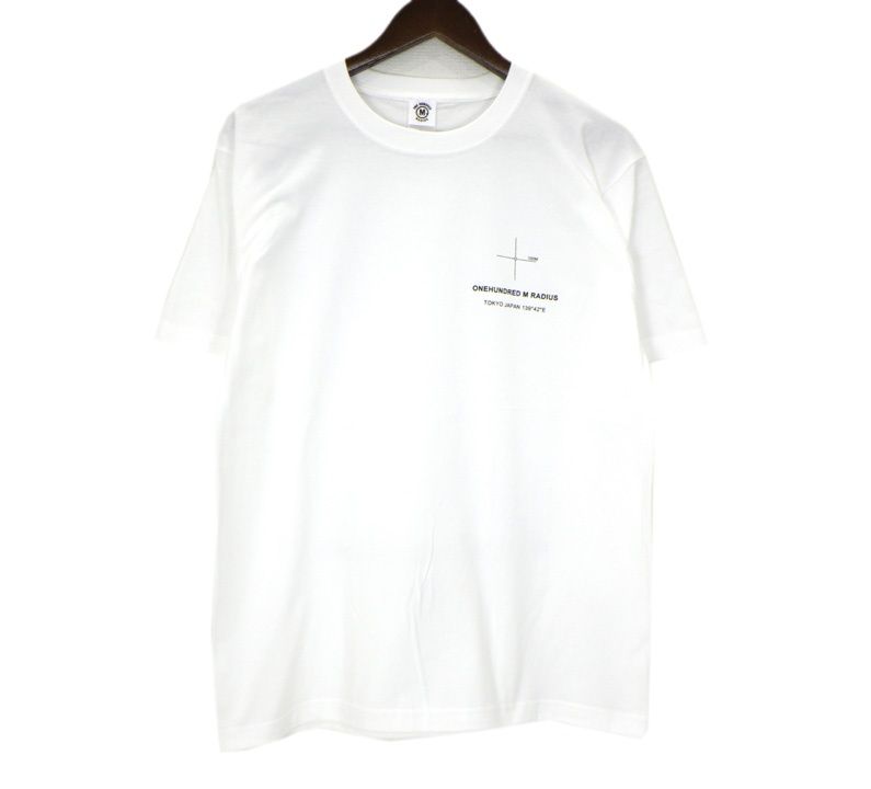 ワン ハンドレッド エム レイディアス ONE HUNDRED M RADIUS 【 logo t shirt 】 バック プリント 半袖 Tシャツ 52118