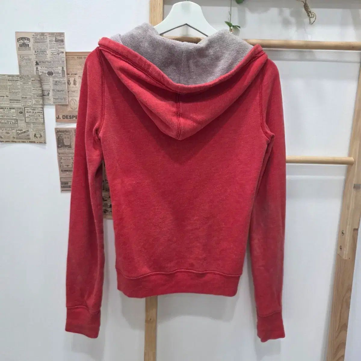 フリップ XL/スリムフィット タイトフィット Abercrombie ツーウェイ フードジップアップ