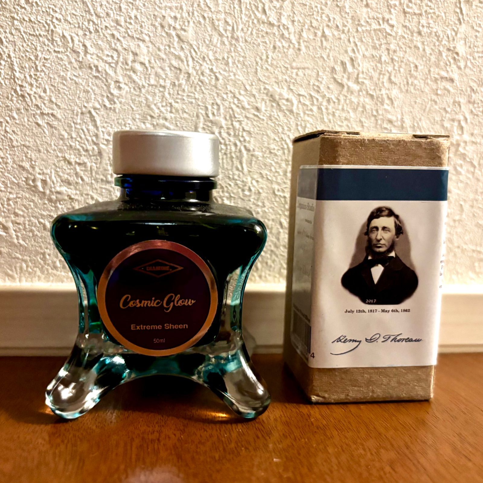 【専用】 ダイアミン DIAMINE インクベント ブラック・エディション 「コズミック・グロウ」＆オーガニックス・スタジオ「Walden Pond Blue」