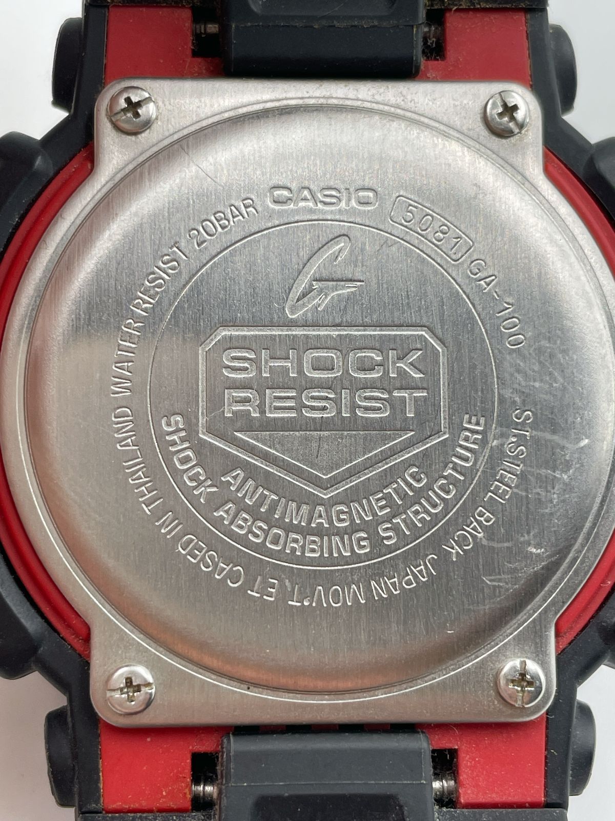 G-SHOCK 2 電池新品 GA-100-1A1JF g-shock カシオ CASIO カシオ G-SHOCK ジーショック GA-100-1A1JF メンズ バックライト