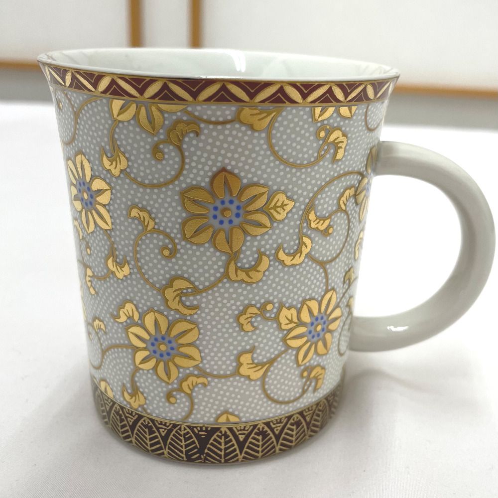 九谷焼 マグカップ 食器 九谷金山 金山窯 ペアマグカップ コンビ鉄仙