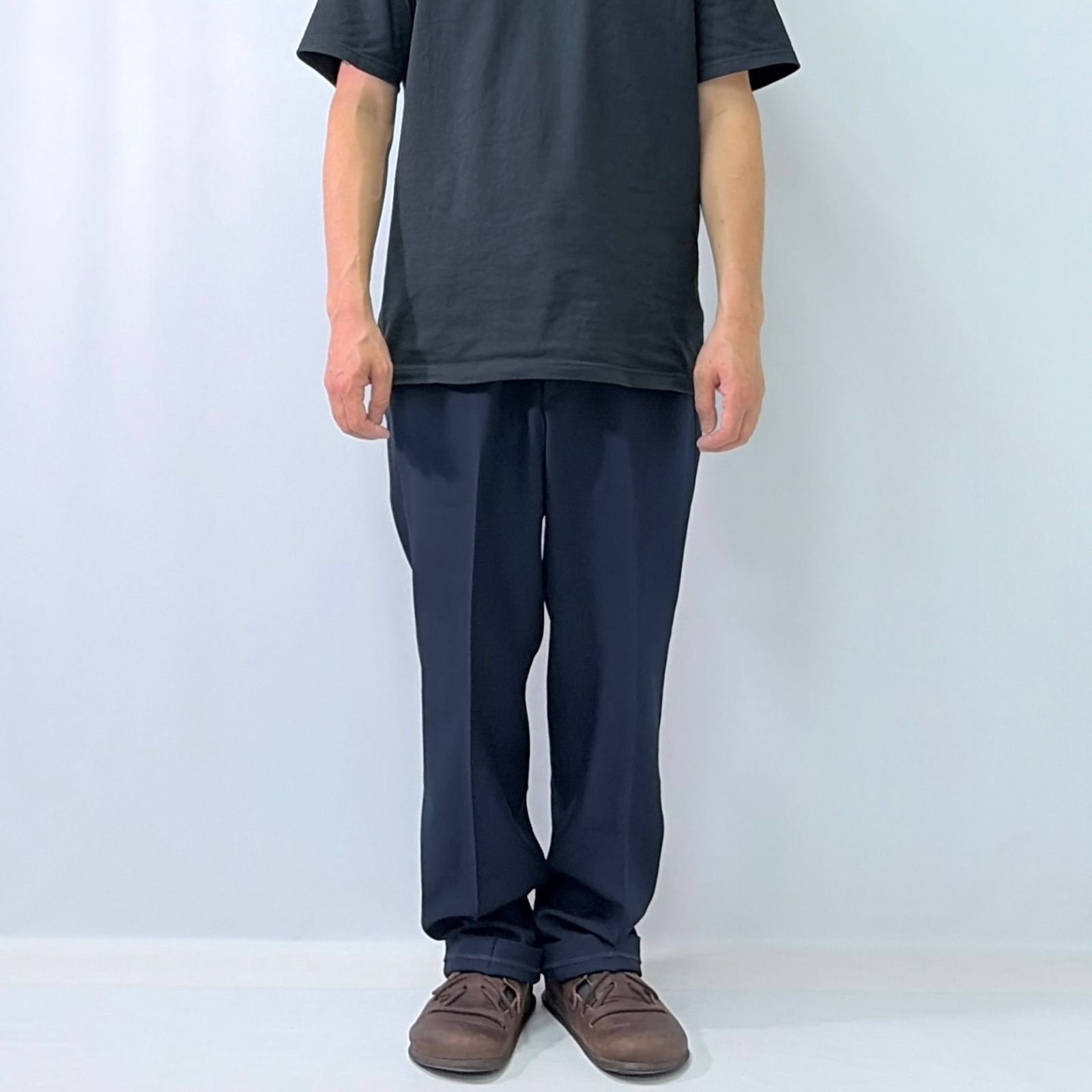 80s LEVIS リーバイス アクションスラックス パンツ 紺 ネイビー W34