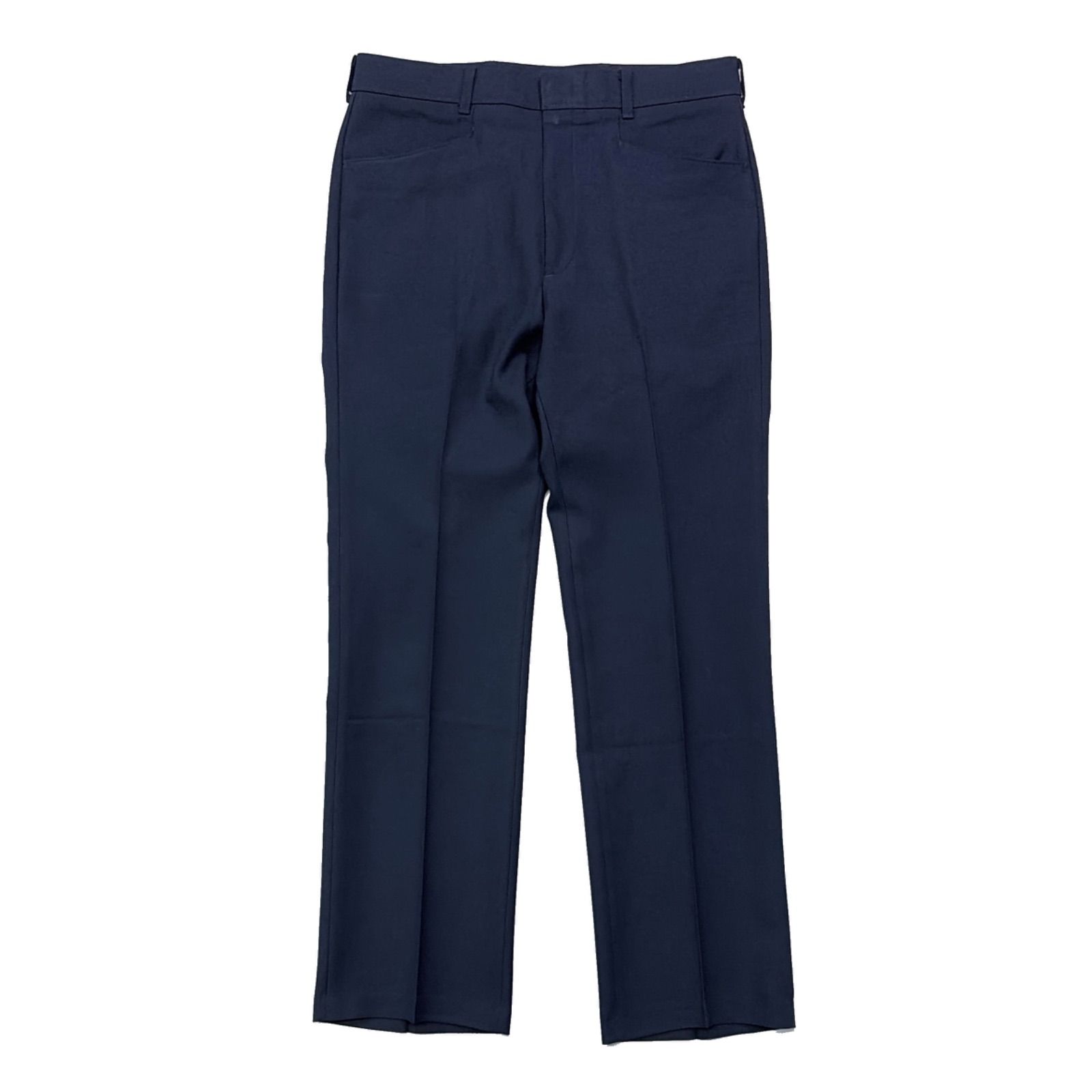80s LEVIS リーバイス アクションスラックス パンツ 紺 ネイビー W34