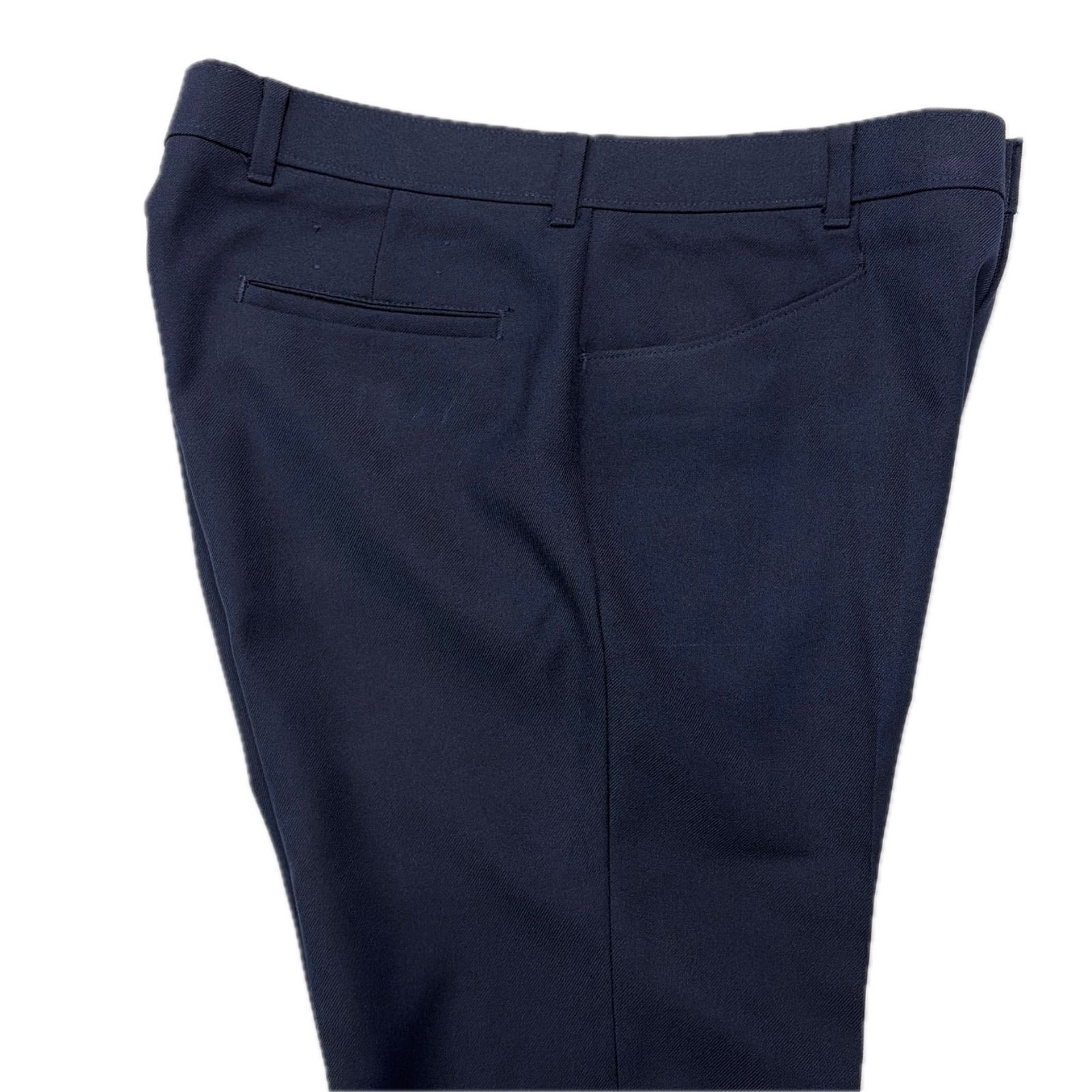80s LEVIS リーバイス アクションスラックス パンツ 紺 ネイビー W34