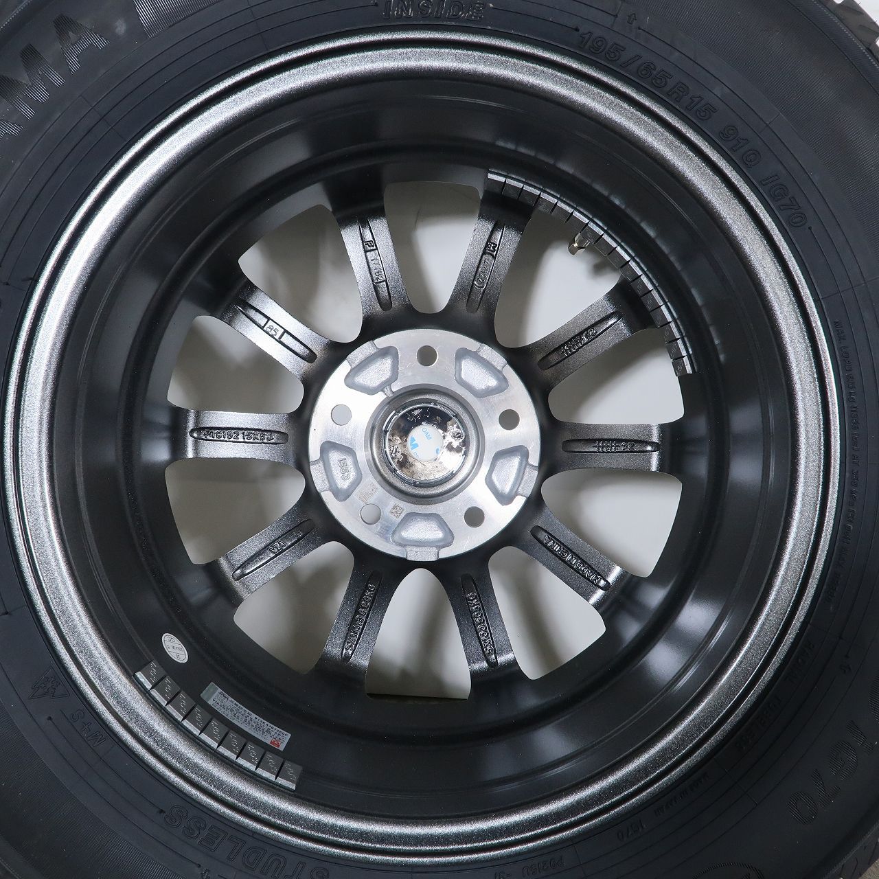 未使用タイヤ】ヴォクシー ノア 等 4本 社外 15インチ 6J +53 5H