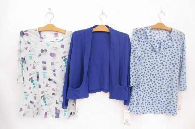 未使用 タグ付き るんびに オルベーラ 東京白ゆり會 トッパーカーディガン チュニック等3点 M 日本製 レディース