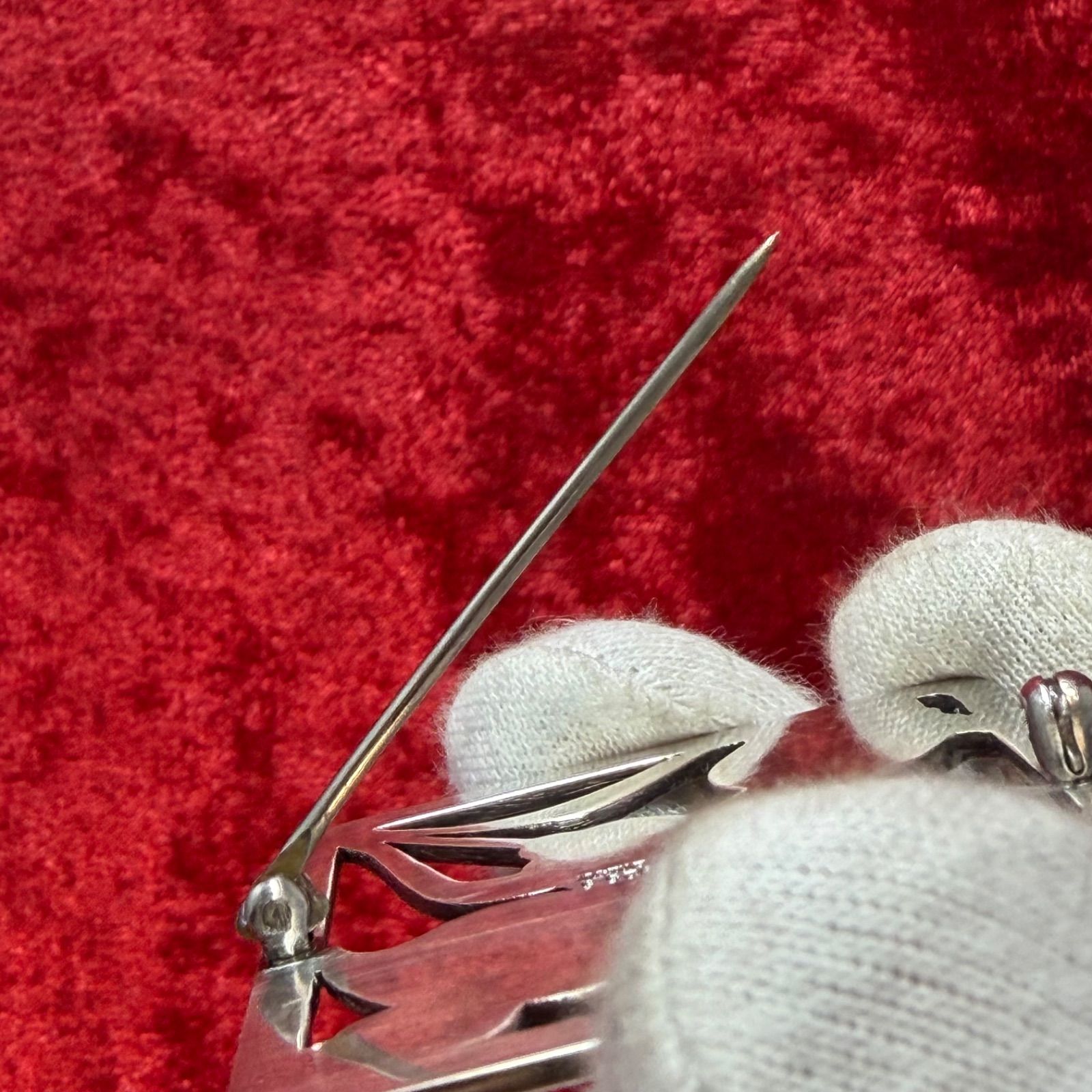 美品 ブローチ♯250 麦と小鳥 ジョージジェンセン/GEORG JENSEN - メルカリ