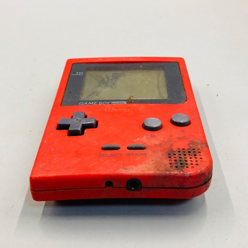 ジャンク品】任天堂 GBハード ゲームボーイ ポケット 本体 レッド MGB