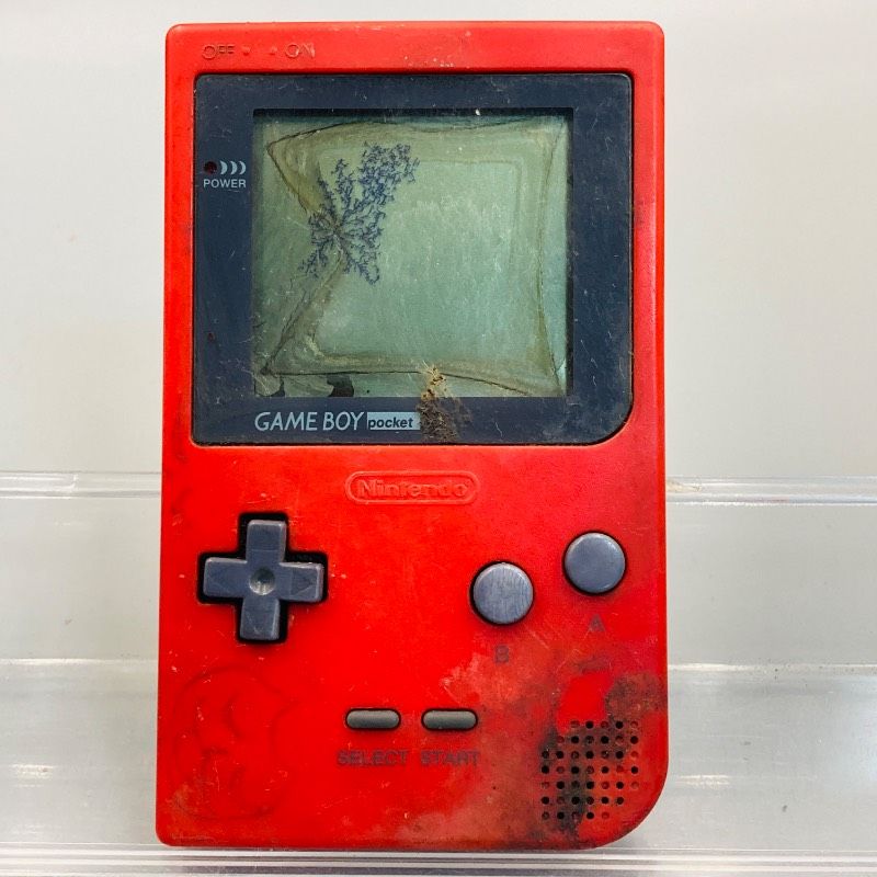 ジャンク品】任天堂 GBハード ゲームボーイ ポケット 本体 レッド MGB