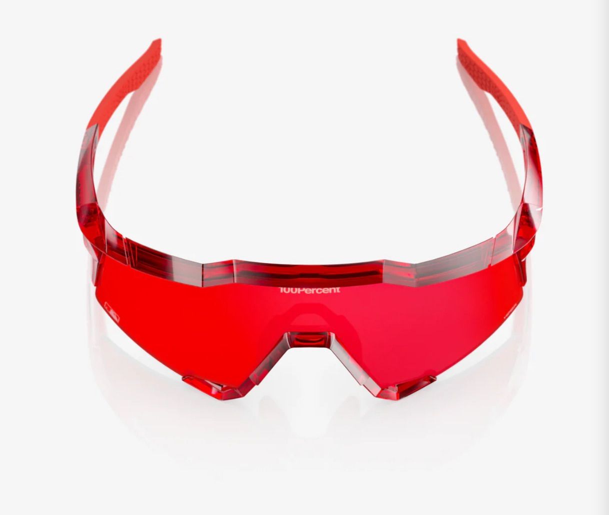 100%/ワンハンドレッド MLB Authentic Polished Translucent Red HiPER