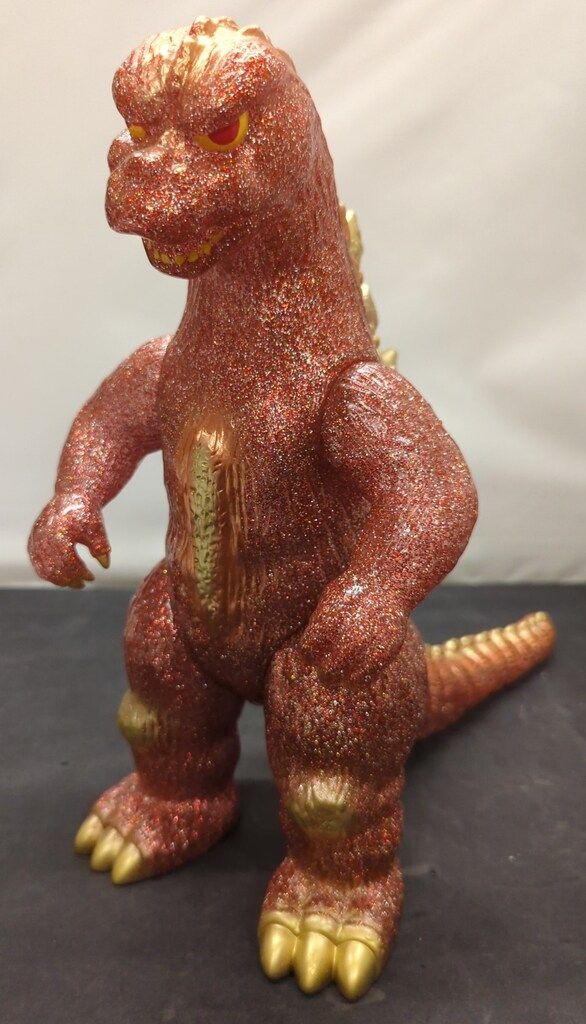 マルサン 世紀の大怪獣 ゴジラ1974 450 Red Glitter Ver. イエロー×赤目