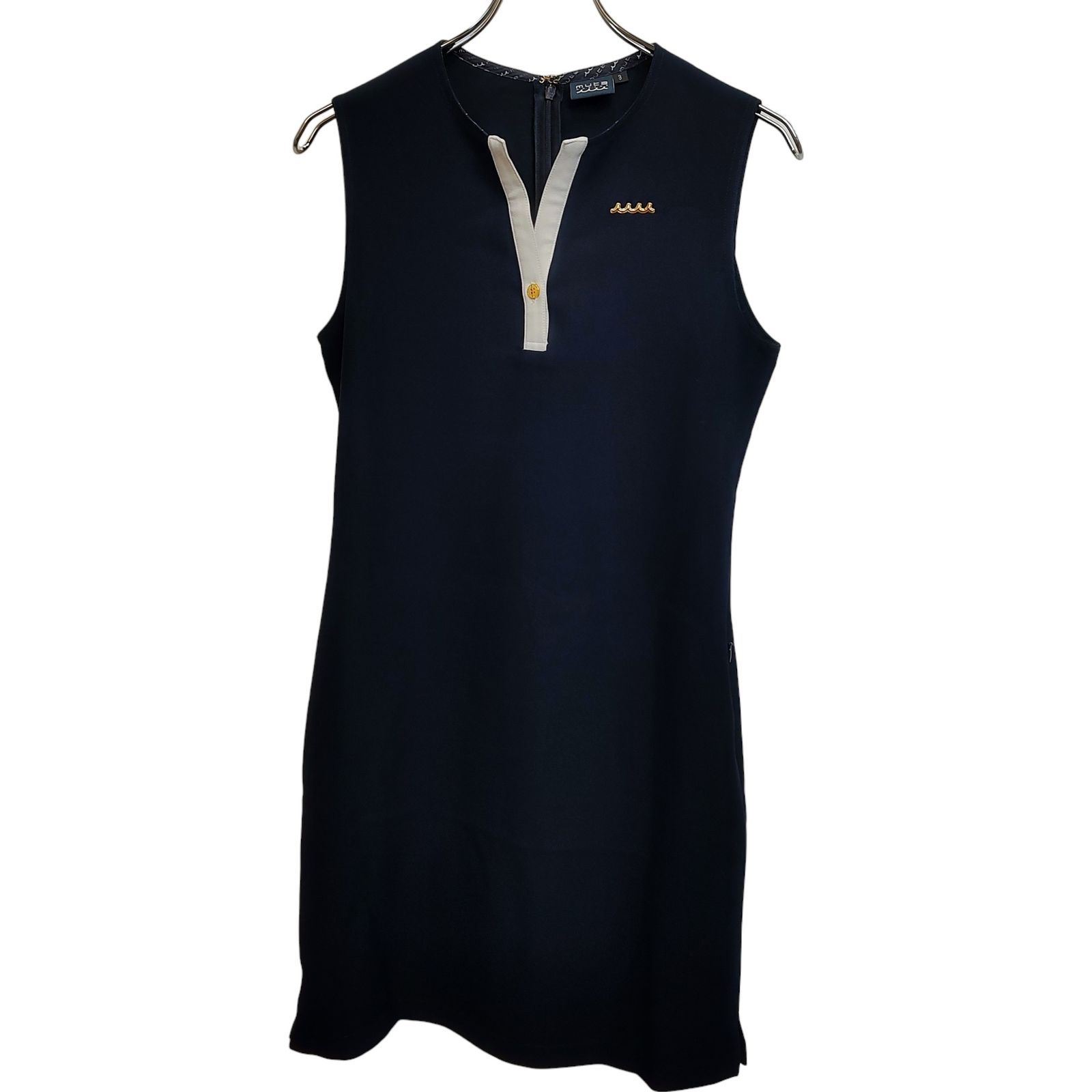 muta MARINE ノースリーブ ワンピース ブラック サイズ1 muta MARINE GOLF ムータ マリン ゴルフ ノースリーブ ワンピース YMMO