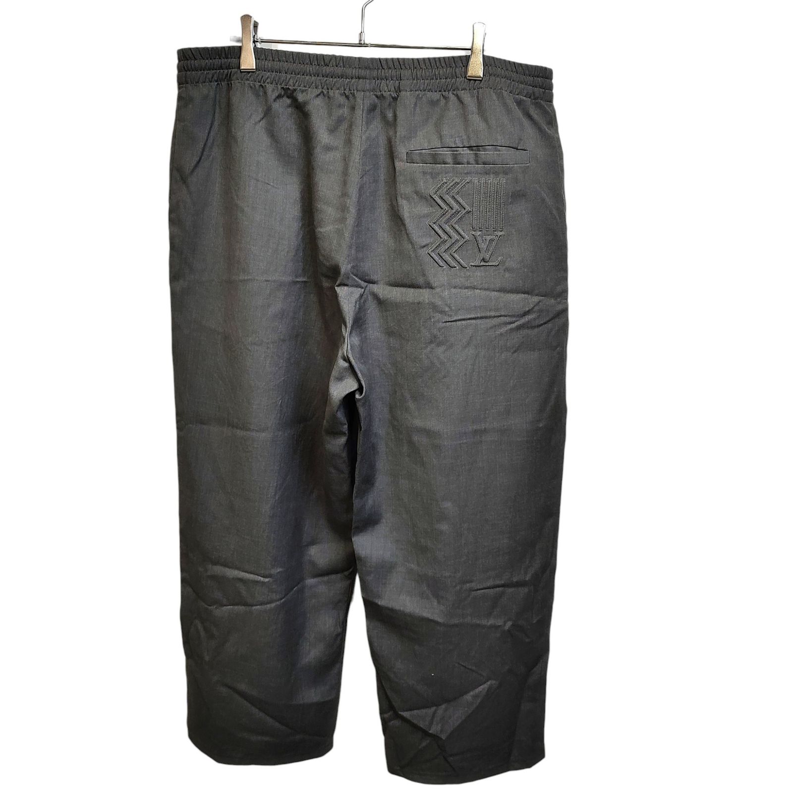 Louis Vuitton タック入りウールスラックスパンツ ブラック LOUIS VUITTON ルイ・ヴィトン Wool Slacks ウールスラックス パンツ