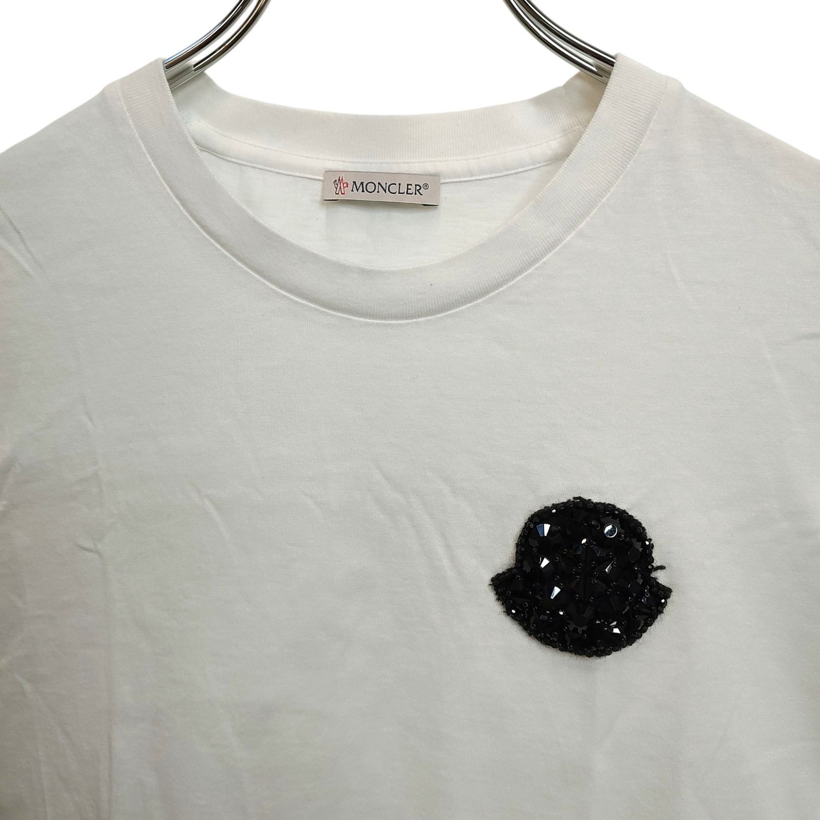 MONCLER モンクレール Rhinestone Logo T-Shirt ビジューロゴ