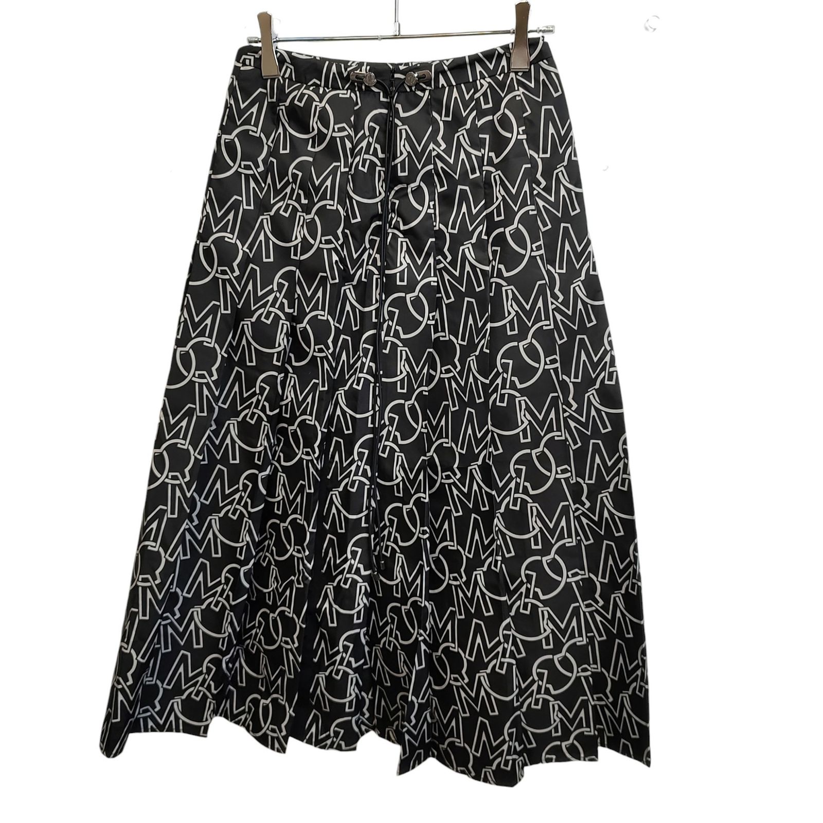 MONCLER モンクレール Logo Print Pleated Skirt ロゴプリント