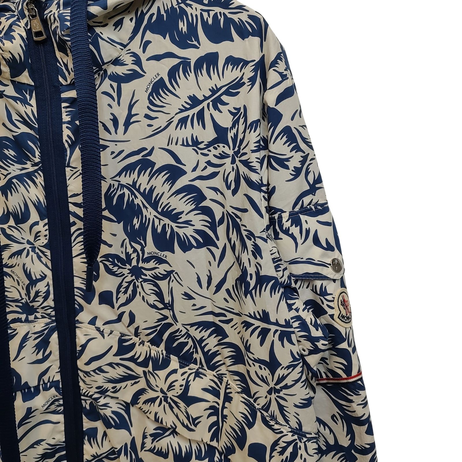 MONCLER モンクレール 22SS EBIZO フラワー 花柄 ナイロン フード